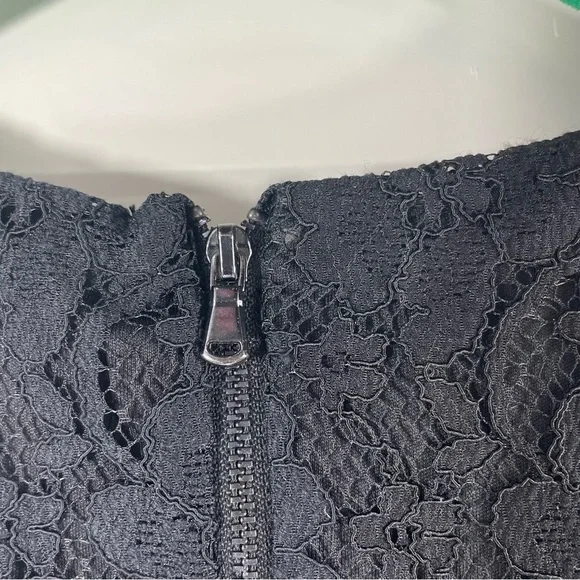 Betsey Johnson Women's Dress Black White Floral Size 2 - Picture 6 of 13